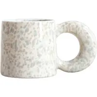 Homla MORNE Spotted Grey muki, 300 ml