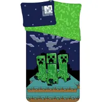 Minecraft Lasten Vuodevaatesetti Minecraft "Sssleep Tight" 140x200, 2 osaa.