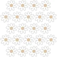 Pastelowe Love seinätarrat päivänkakkarat VI
