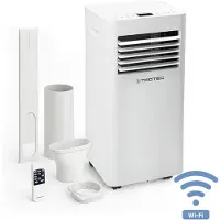 Trotec Siirrettävä ilmastointilaite WiFi 9000 BTU 34 m² sis. ikkunasarja ilmastointilaitteelle – PAC 2620 E WiFi