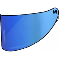 HJC RPHA 72 (HJ-48) Visiiri Sininen peilaava unisex, size UNI