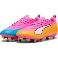 Puma Ultra 6 Play Fg/ag Showtime - Poison Pink/valkoinen/aurinkovirta/sininen/musta Lapset, koko 33