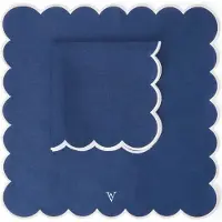 Von Norten - Grace Scallop Lautasliina 45 cm 2 kpl Riviera