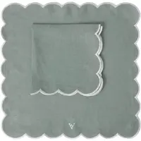 Von Norten - Grace Scallop Lautasliina 45 cm 2 kpl Florence