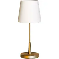 By Rydens Lumi pöytävalaisin K: 48,5cm kulta/valkoinen