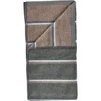 Zone Denmark saunapyyhe Olive green-taupe-blue fog, 50x100 cm