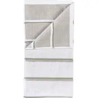 Zone saunapyyhe White–soft grey–eucalyptus, 70x140 cm
