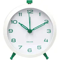 Karlsson herätyskello Button Retro retro green KA6143GR
