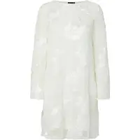 Pieces Pceva Ls Loose Dress Jrs Bc - Cream - L