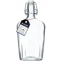Kadax 6 x 0,5 litran lasipulloa korkilla vodkalikööreille