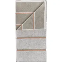Zone Denmark saunapyyhe Soft grey-eukalyptus-terrakotta, 50x100 cm