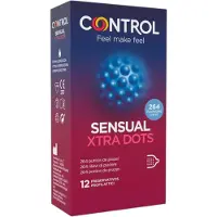 Control - kondomi - extra nystyrät - 12 kpl