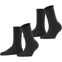 Esprit Socks Basic Pure 2-Pack Uni Coloured - Black - 35-38