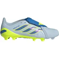 Adidas Predator League Fold-over Tongue Fg Ice Cold Precision - Crystal Sky/ray Blue/keltainen Lapset - Nurmi (Fg), koko 28
