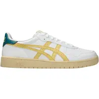 Asics unisex. 1203A615 Shoes Japan S white, yellow (40), Flat, Laces, Casual