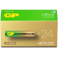 GP Batterier GP Ultra Alkaline G-TECH AAA/LR03 Paristo Joutsenmerkitty 24-Pack