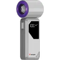 Verbatim Cool 'n' Go AirJet, ladattava käsituuletin, harmaa/violetti