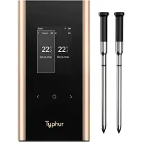 Typhur Sync Gold Dual ruokalämpömittari WT05 (musta/kulta)