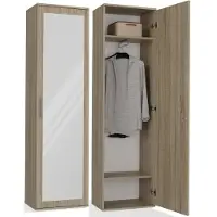 Top E Shop DUO SZAFKA SONOMA bedroom wardrobe/closet 2 shelves 1 door(s) Oak