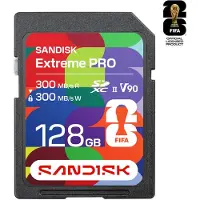 SanDisk – FIFA Extreme PRO 128GB V90 SDXC UHS-II (SDSDXDM-128G-GN4IH)