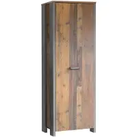 Forte Vaatekaappi Clif CLFS711, ruskea