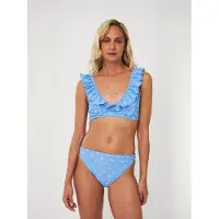 Crãs Bikinihousut 'Astridcras' vaaleansininen / valkoinen