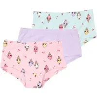 Lindex 3-Pack Hipster Briefs - Pink - 110/116