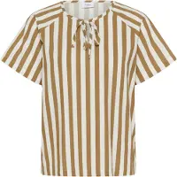 Saint tropez Zalindasz Ss Blouse - Brown - L