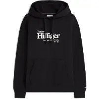 Tommy Hilfiger Collegepaita 'NAUTICAL' musta / valkoinen