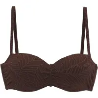 LASCANA Bikinitoppi tummanruskea
