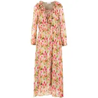 Coster Copenhagen Dress In Floral Fade Print - Pink - 34