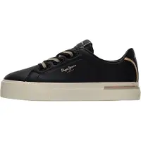 Pepe Jeans Matalavartiset tennarit 'CARLA' beige / musta