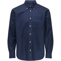 Only & Sons Onsoxford Ls Shirt Frml Noos - Navy - XS