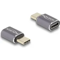 DeLOCK 60046, USB-C, USB-C, Antrasiitti
