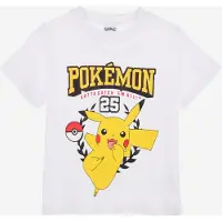 Pokémon T-paita, Valkoinen, 104-110