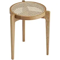 NORR11 Le Roi Side Table - Sivupöydät & Apupöydät Rottinki Natural Oak - W1LER15018FSCWNANO00000