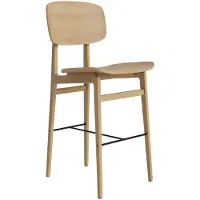 NORR11 Ny11 Bar Stool - Baarijakkarat Teräs Natural Oak - W1NY112248FSCONANO00000
