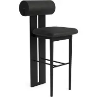 NORR11 Hippo Bar Stool Black - Baarijakkarat Tammi Musta - W1HIP12340FSCOBLVL21003