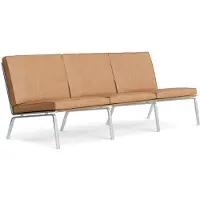 NORR11 Man 3-seater Sofa - 3-istuttavat sohvat Nahka Kamel - W1MAN14072STAINOVL21004