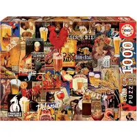 Educa Vintage Beer Collage 1000p palapeli