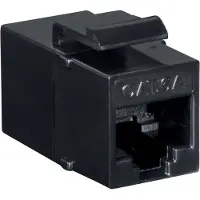 Logilink NK4014, Tasainen, Musta, RJ-45, RJ-45, Naaras, Naaras