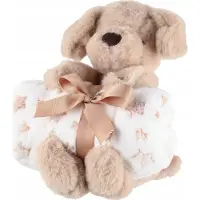 4Living Teddybear pehmo ja torkkupeitto