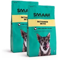 Smaak aktiivisen koiran ruoka 2 x 10 kg