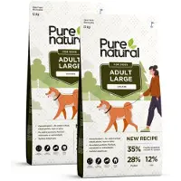 Purenatural Dog Adult Large Chicken 2 x 12 kg,vain verkosta