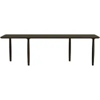 NORR11 Oku ruokapöytä 250 cm Dark smoked oak