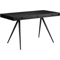 NORR11 Jfk Home Desk Black Oak - Kirjoituspöydät Saarnivaneri Musta Tammi - W3JFK35037FSCABLNO00000