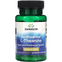 Swanson Health Suntheanine L-teaniini, 100 mg - 60 kasviskapselia