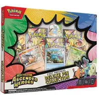 Pokemon Trading Card Game Ensimmäinen Kumppanit Nousseet Sankarit Deluxe Pin -kokoelma Latinalainen Espanja