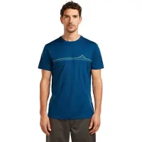 Icebreaker Merino 150 Tech Lite Range Stripes Lyhythihainen T-paita