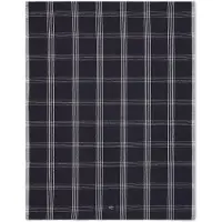 Lexington Home Checked Linen/Cotton Kitchen Towel - Black - 50X70